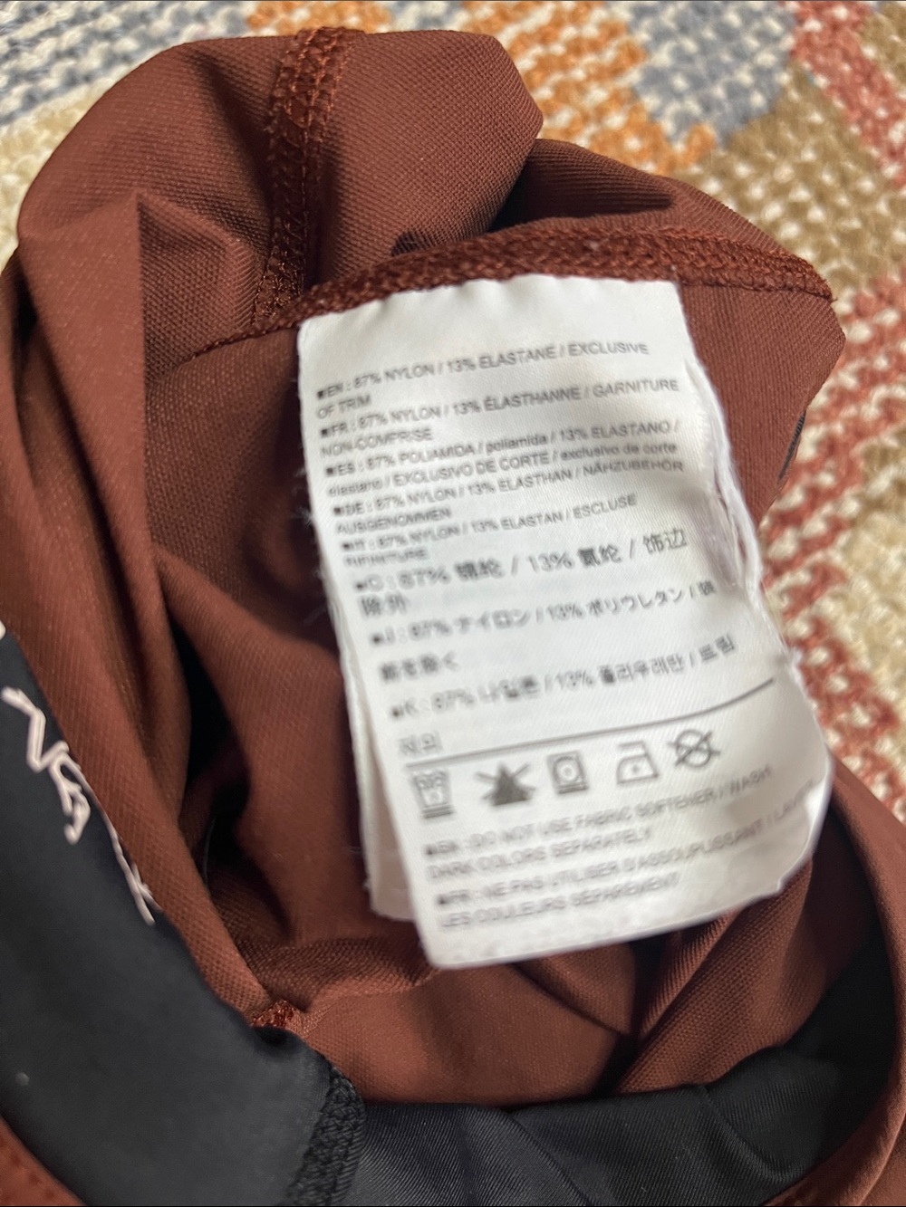 Arc’teryx Sabria Hiking Pants Women’s Size 2 Brown Stretch Performance Outdoor - Picture 5 of 8